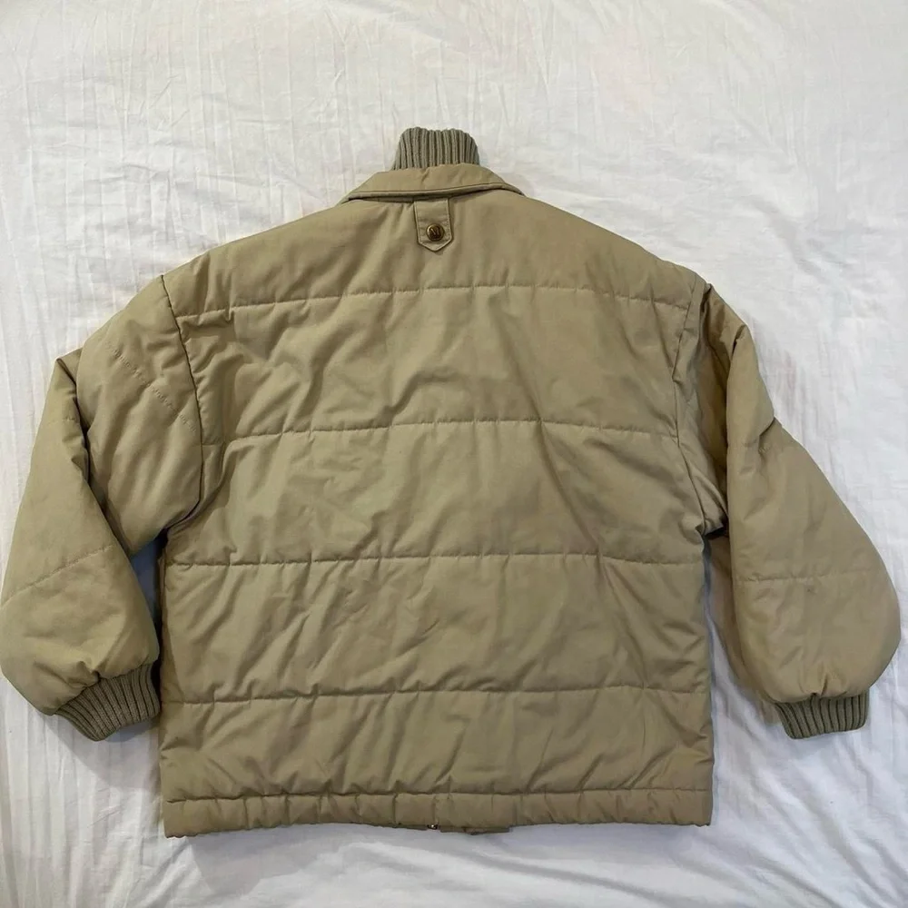 Mulberry Street tan puffer